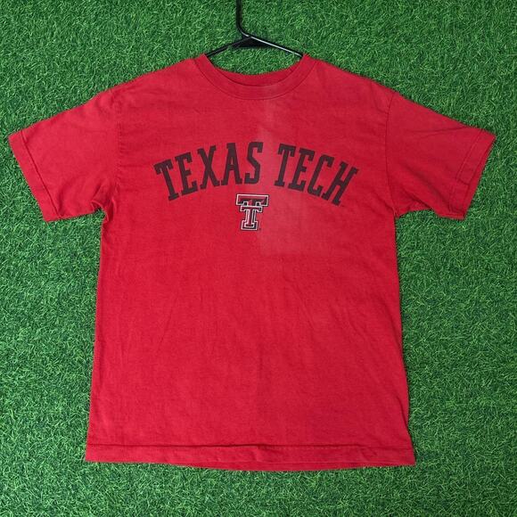 Champs Other - Red Vintage 80’s Texas Tech Champs Sports Graphic Tee